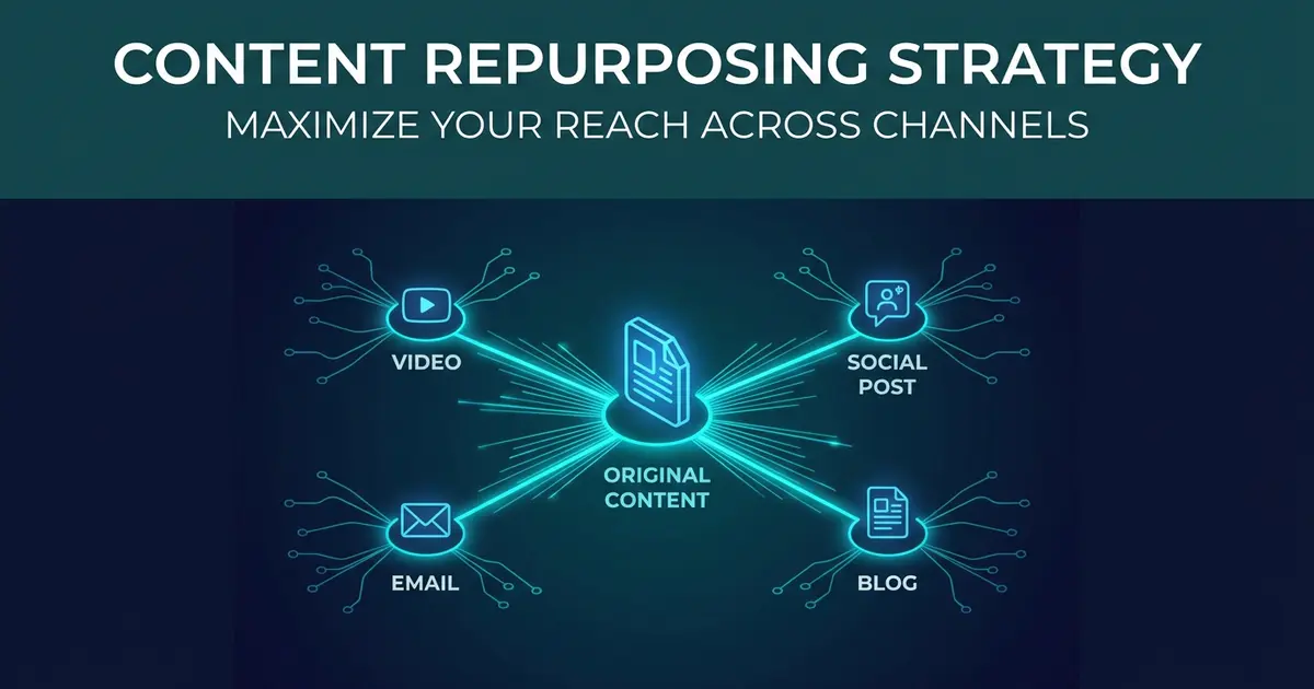 Content repurposing strategy — one piece of content multiplied across channels