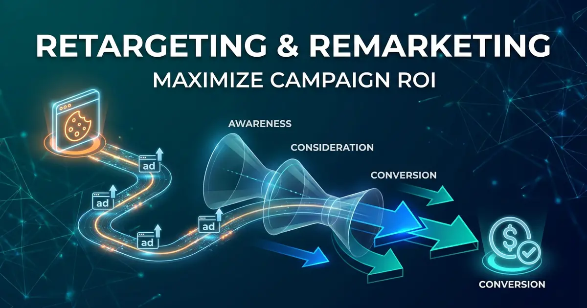 Retargeting ads strategy — converting website visitors into customers