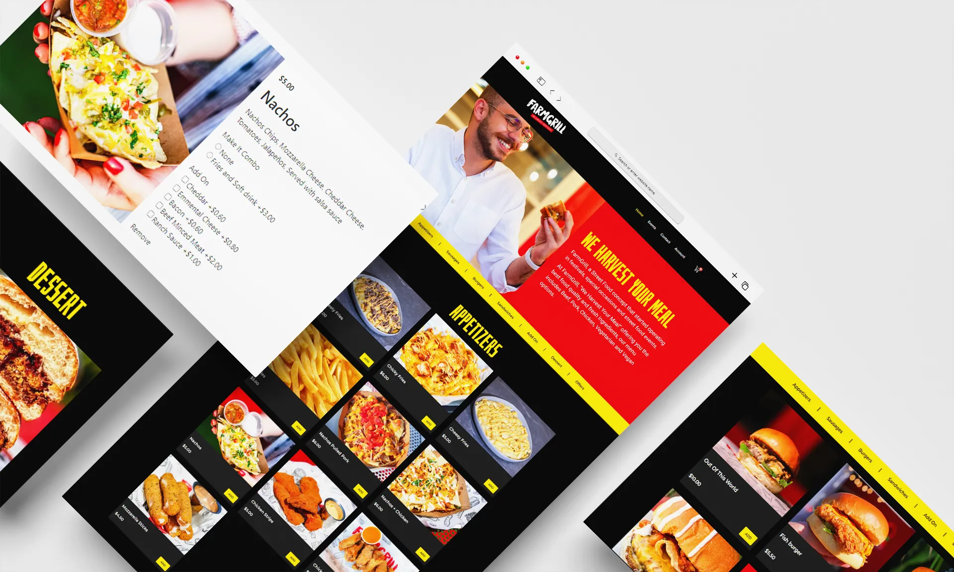 FarmGrill ordering interface