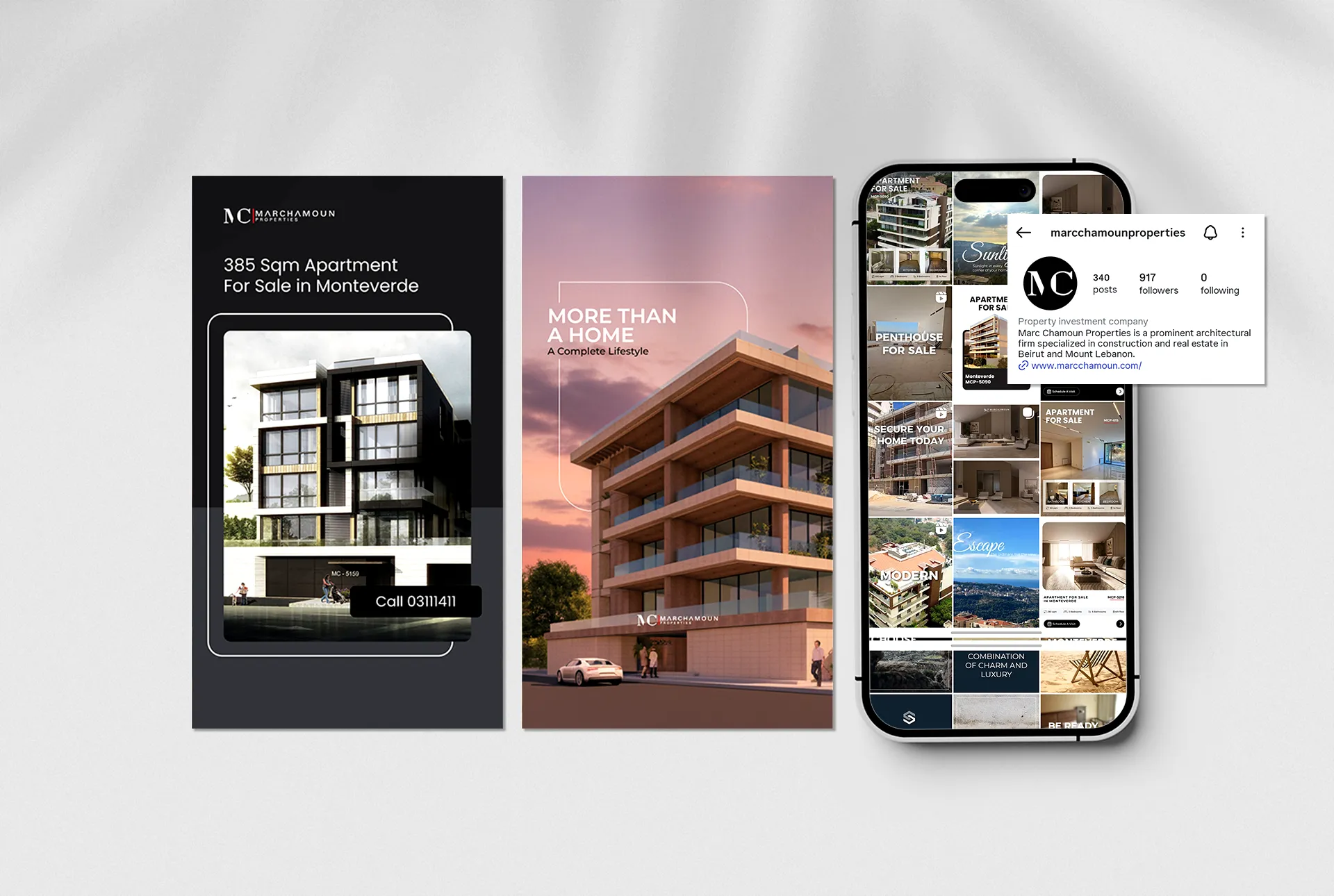 MCP website layout design
