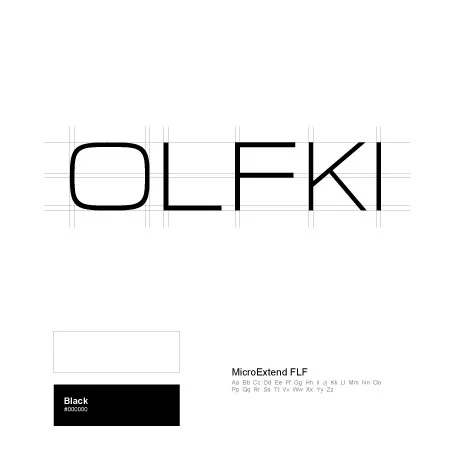 Olfki logo dark background
