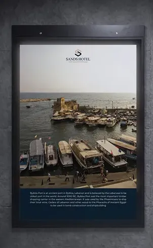 Sands Hotel outdoor billboard 1