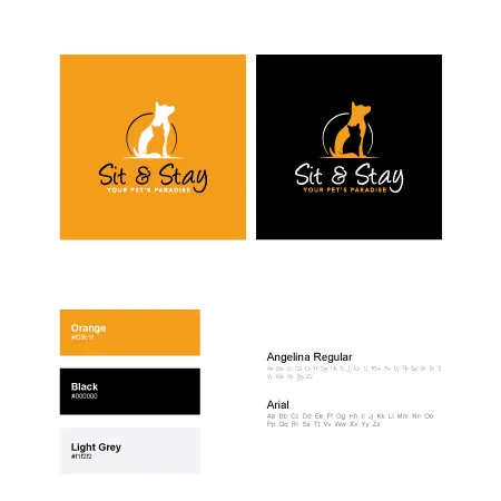 Sit and Stay logo dark